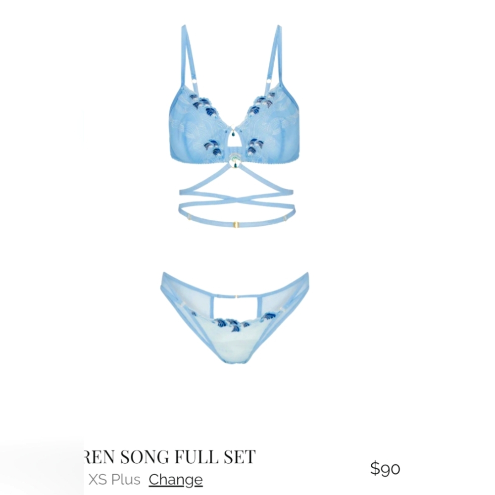 Empress mimi siren song set with brief L/XL